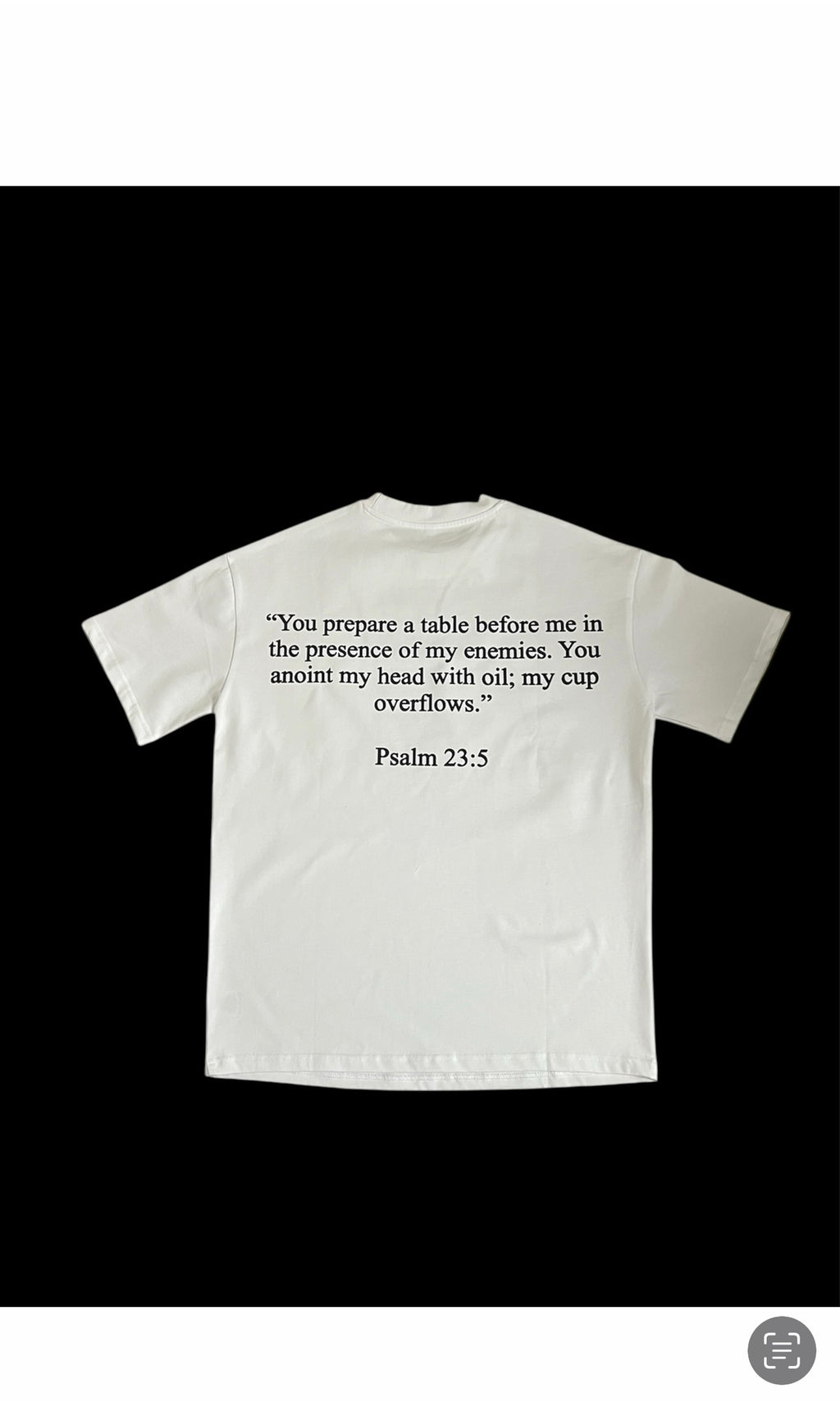 Psalm 23:5 Sketched T-shirt